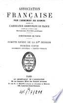 Comptes rendus de la ... session