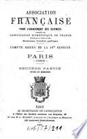 Comptes rendus de la ... session