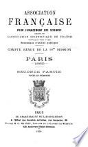 Comptes-rendus de la ... session