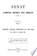 Comptes rendus des débats