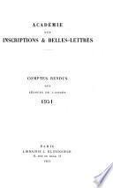 Comptes rendus des séances de l'année ...