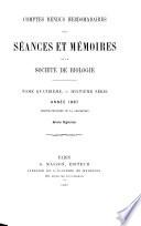 Comptes rendus des séances de la Société de Biologie et de ses filiales