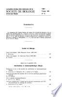 Comptes rendus des séances de la Société de biologie et des ses filiales