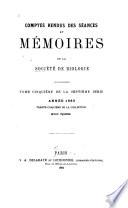 Comptes rendus des séances et mémoires de la Société de biologie