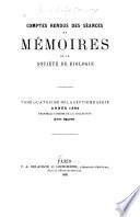 Comptes rendus des séances et mémoires de la Société de biologie