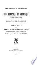 Comptes Rendus Des Séances
