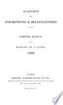 Comptes rendus des séances