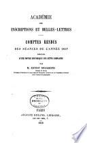 Comptes rendus des séances