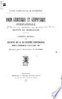 Comptes Rendus Des Séances
