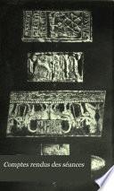 Comptes rendus des séances