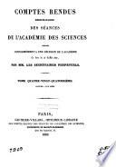 Comptes rendus hebdomadaires des séances de l'Académie des sciences