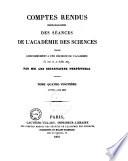 Comptes rendus hebdomadaires des séances de l'Académie des sciences