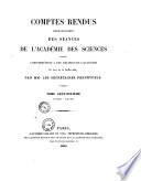 Comptes rendus hebdomadaires des séances de l'Académie des sciences