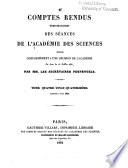 Comptes rendus hebdomadaires des séances de l'Académie des sciences