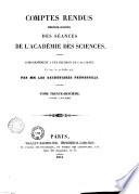 Comptes rendus hebdomadaires des séances de l'Académie des sciences