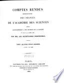 Comptes rendus hebdomadaires des séances de l'Académie des sciences