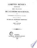 Comptes rendus hebdomadaires des séances de l'Académie des sciences