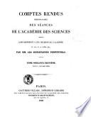 Comptes Rendus Hebdomadaires des Seances de l'Academie des Sciences