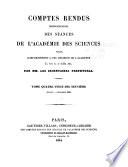 Comptes rendus hebdomadaires des séances de l'Académie des sciences