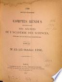 Comptes rendus hebdomadaires des séances de l'Académie des Sciences