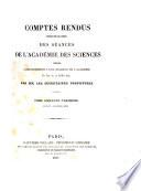 Comptes rendus hebdomadaires des séances de l'Académie des sciences