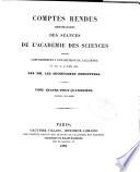 Comptes rendus hebdomadaires des séances de l'Académie des sciences