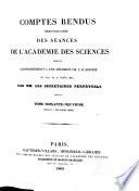 Comptes rendus hebdomadaires des séances de l'Académie des sciences