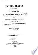Comptes rendus hebdomadaires des séances de l'Académie des Sciences