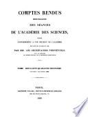 Comptes rendus hebdomadaires des séances de l'Académie des sciences