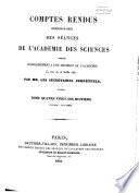 Comptes rendus hebdomadaires des séances de l'Académie des sciences