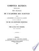 Comptes rendus hebdomadaires des séances de l'Académie des sciences