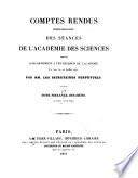 Comptes rendus hebdomadaires des séances de l'Académie des sciences