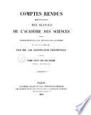 Comptes rendus hebdomadaires des séances de l'Académie des sciences