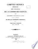 Comptes rendus hebdomadaires des séances de l'Académie des Sciences