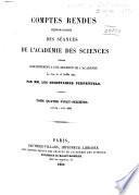 Comptes rendus hebdomadaires des séances de l'Académie des sciences
