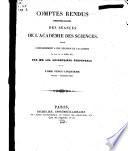 Comptes rendus hebdomadaires des séances de l'Académie des sciences