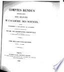 Comptes rendus hebdomadaires des séances de l'Académie des sciences