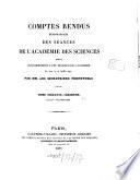 Comptes rendus hebdomadaires des séances de l'Académie des Sciences