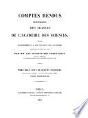 Comptes rendus hebdomadaires des séances de l'Académie des sciences
