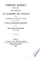 Comptes rendus hebdomadaires des séances de l'Académie des sciences