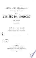 Comptes rendus hebdomadaires des séances et mémoires de la Société de biologie
