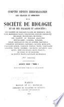 Comptes rendus hebdomadaires des séances et mémoires de la Société de biologie