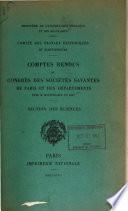 Comptes rendus