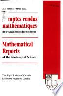 Comptes Rendus Mathématiques de L'Académie Des Sciences