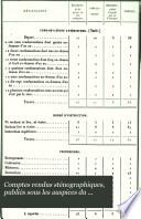 Comptes rendus sténographiques, publiés sous les auspices du Comité central des congrès et conférences ...