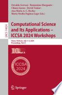 Computational Science and Its Applications – ICCSA 2024 Workshops