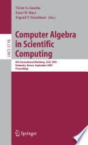 Computer Algebra in Scientific Computing