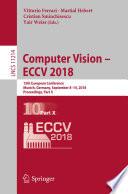 Computer Vision – ECCV 2018