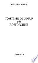 Comtesse de Ségur née Rostopchine