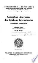 Conception américaine des relations internationales